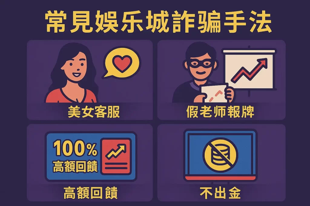 2024常見娛樂城詐騙手法圖解