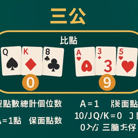 三公百家樂玩法全攻略｜三公遊戲規則、牌型、賠率與技巧完整說明