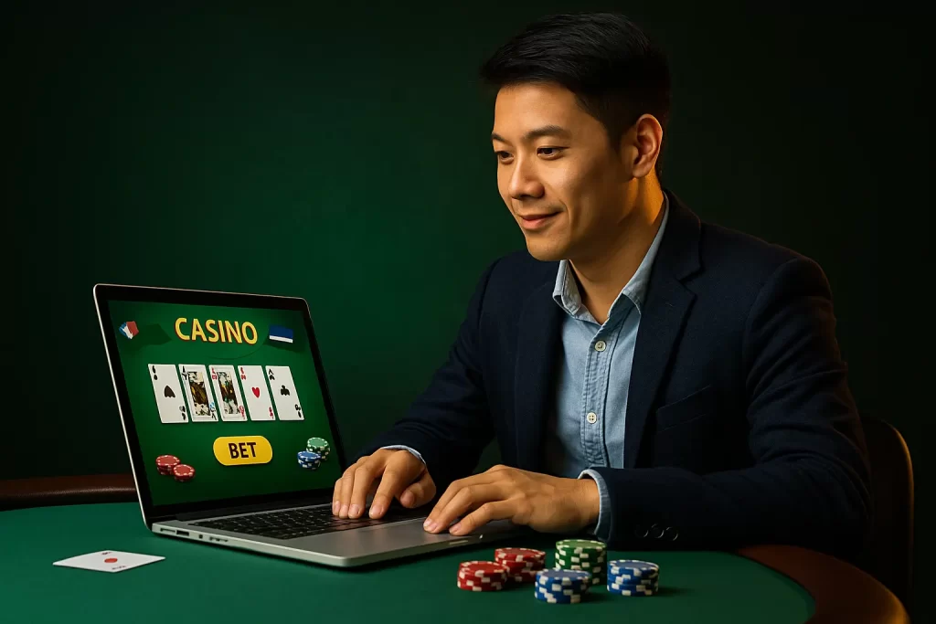 玩家選擇合法娛樂城安全遊戲示意圖