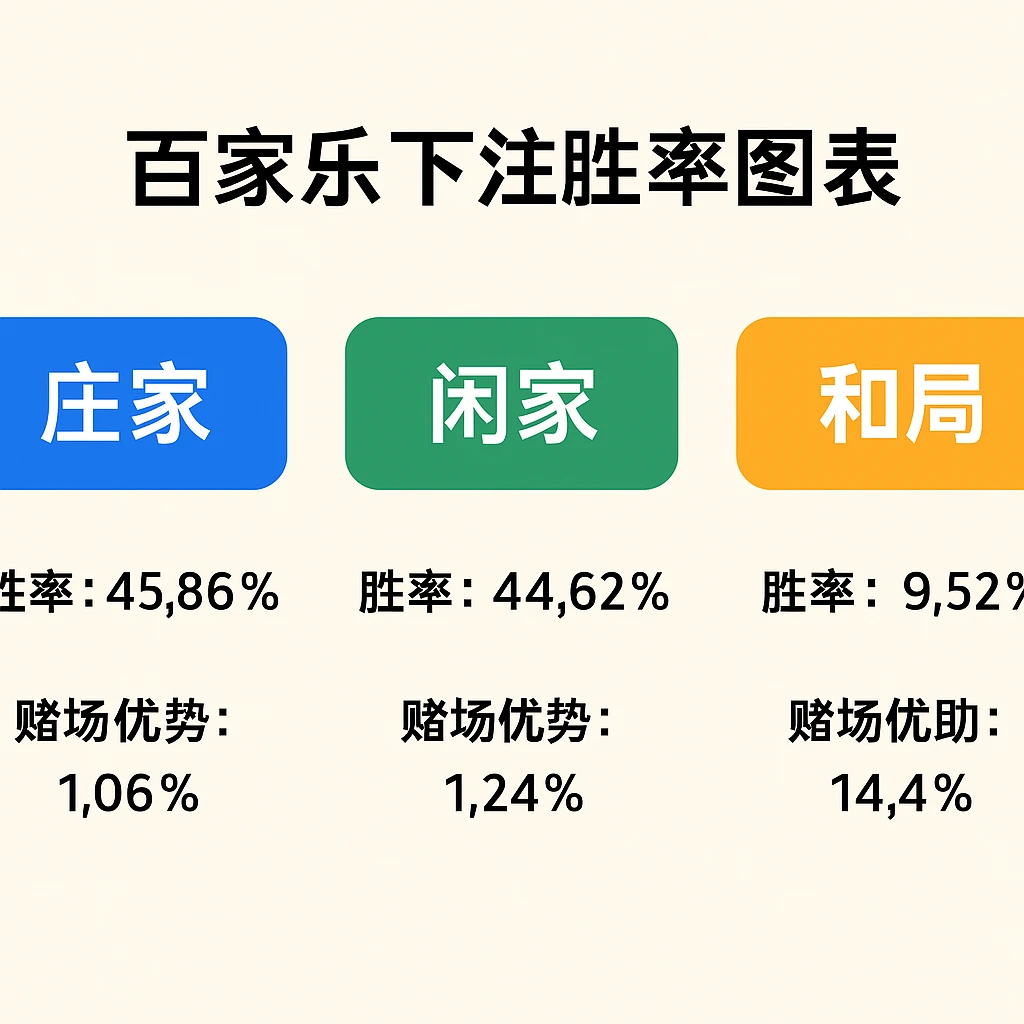 百家樂下注勝率圖表