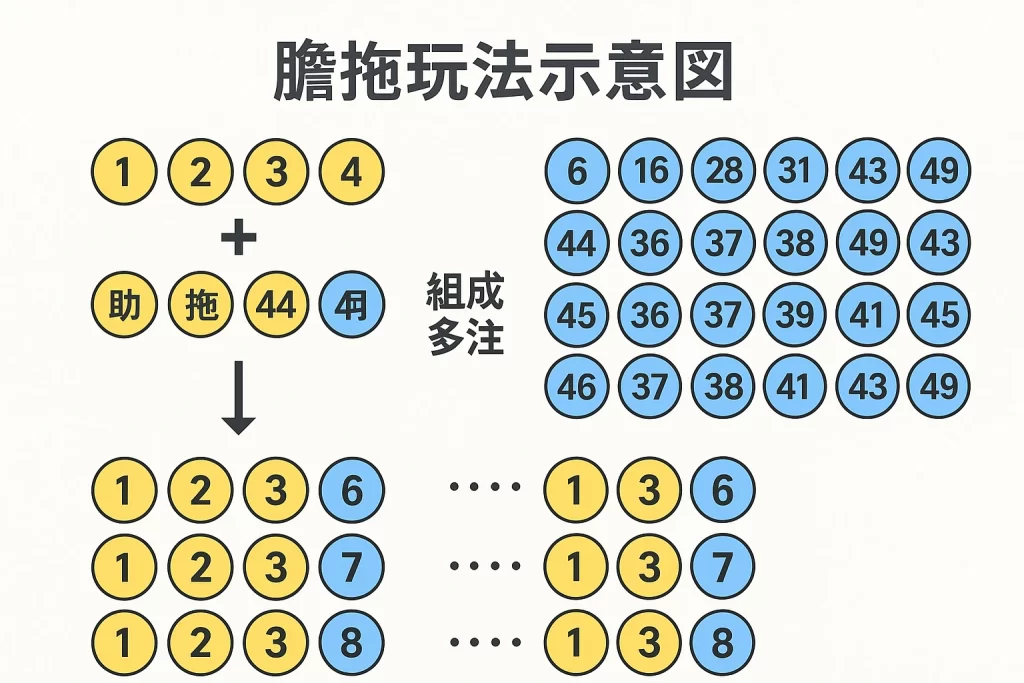 六合彩膽拖投注法圖解