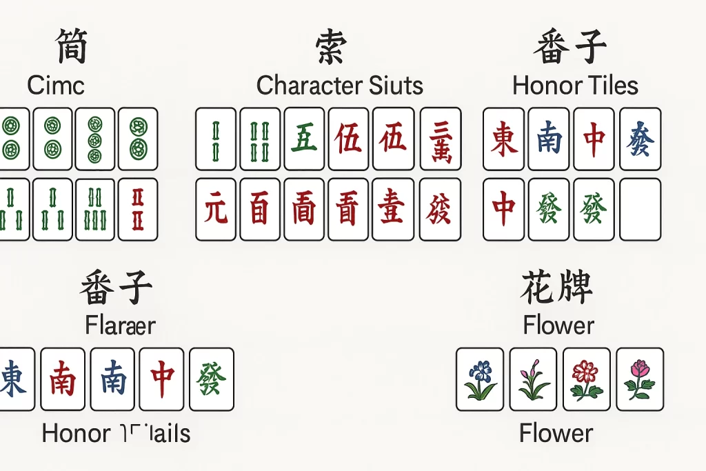 香港麻雀牌型分類圖