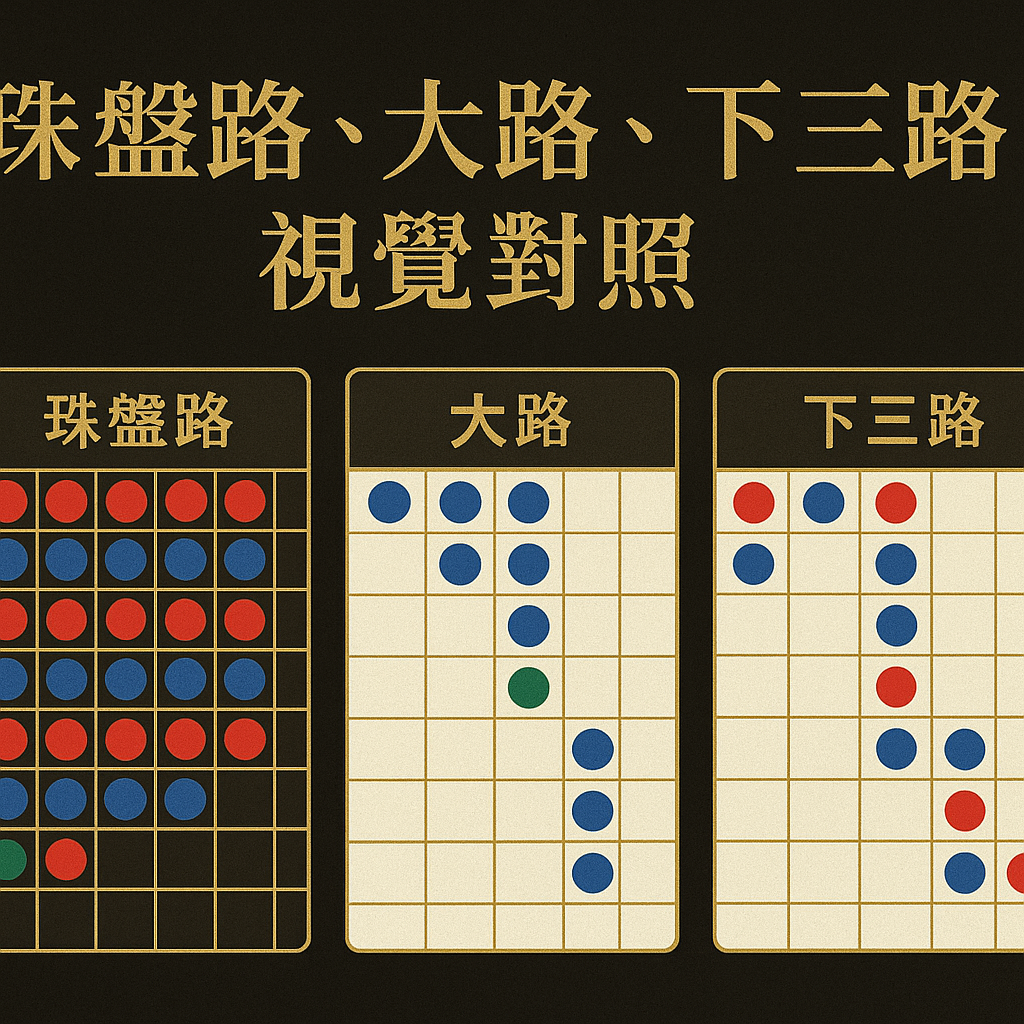 百家樂牌路種類圖